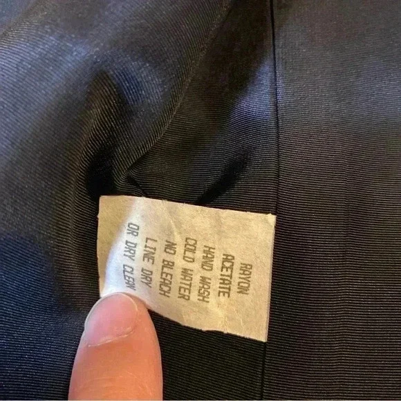 Hutspah Men's Vest Black-Grey Stripe 5 Buttons Black Lining Size L - Picture 8 of 12